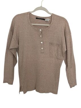 Vintage Bern Conrad 100% Cotton Knit Top with Pocket Hong Kong